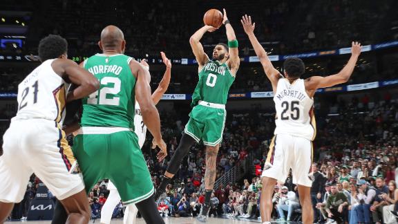 El tiro decisivo de Jayson Tatum da la victoria a los Celtics sobre los Pelicans, 118-116