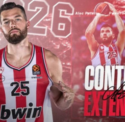 Alec Peter renueva con el Olympiacos