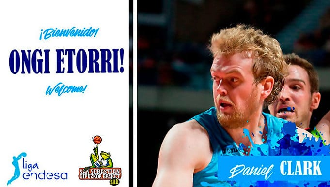 Daniel Clark vestirá los colores del Gipuzkoa Basket