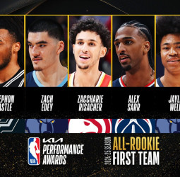 Stephon Castle y Zaccharie Risacher lideran el Mejor Quinteto de Novatos de la NBA 2024-25