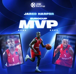 Jared Harper de Jerusalén nombrado MVP de la BKT EuroCup 2024-25