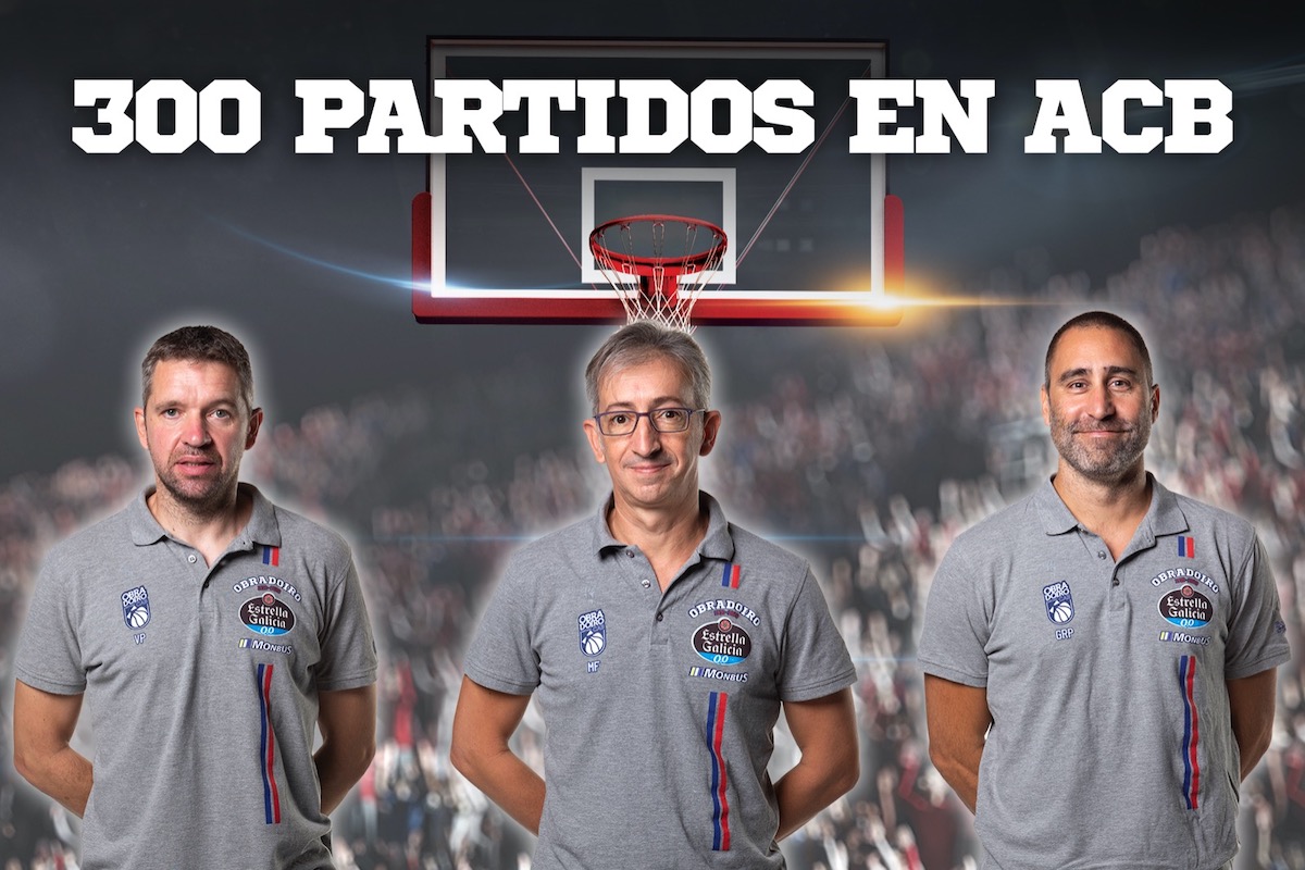 Moncho Fernández, Gonzalo Rodríguez y Víctor Pérez: 300 partidos de historia obradoirista