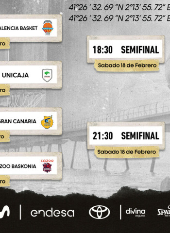 La Copa del Rey Badalona 2023 ya conoce su hoja de ruta
