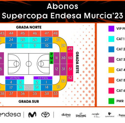 Los abonos para la Supercopa Endesa de Murcia, a la venta el 23 de agosto