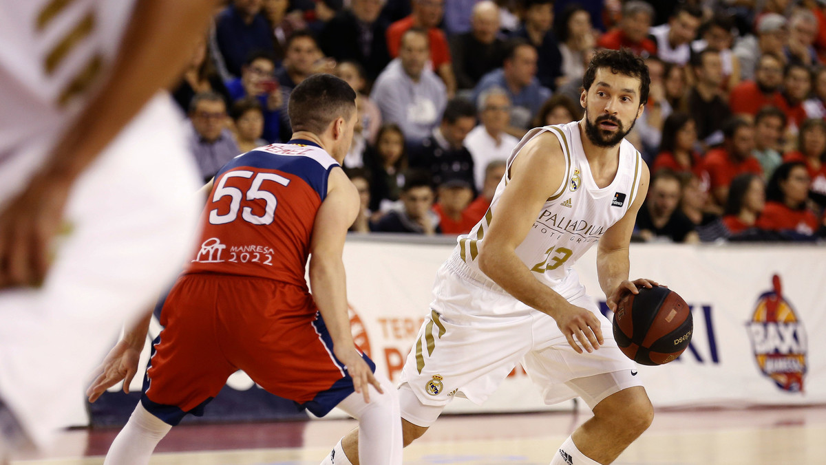 El Real Madrid vence en Manresa y sigue líder (75-80)