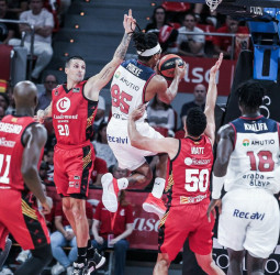 El Baskonia impone su mayor poderío pero sufre para ganar (80-85)