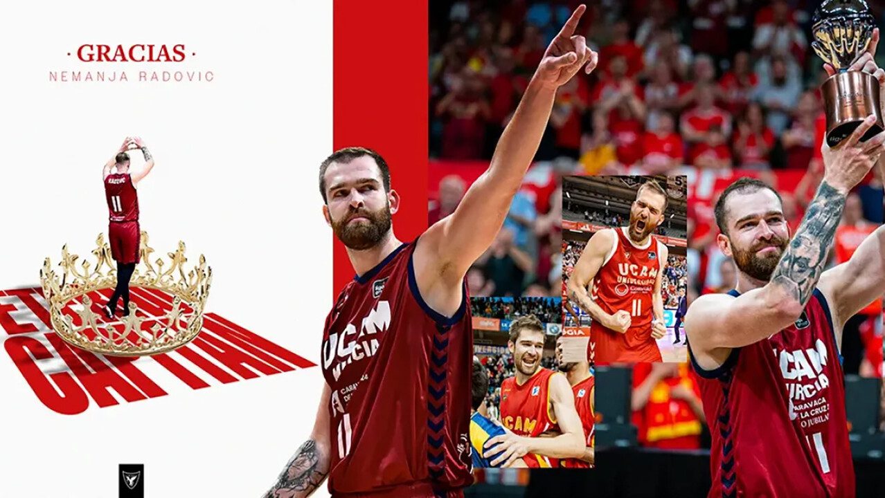 Nemanja Radovic finaliza su etapa como jugador del UCAM Murcia CB
