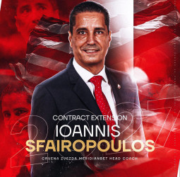 Ioannis Sfairopoulos renueva con el Estrella Roja