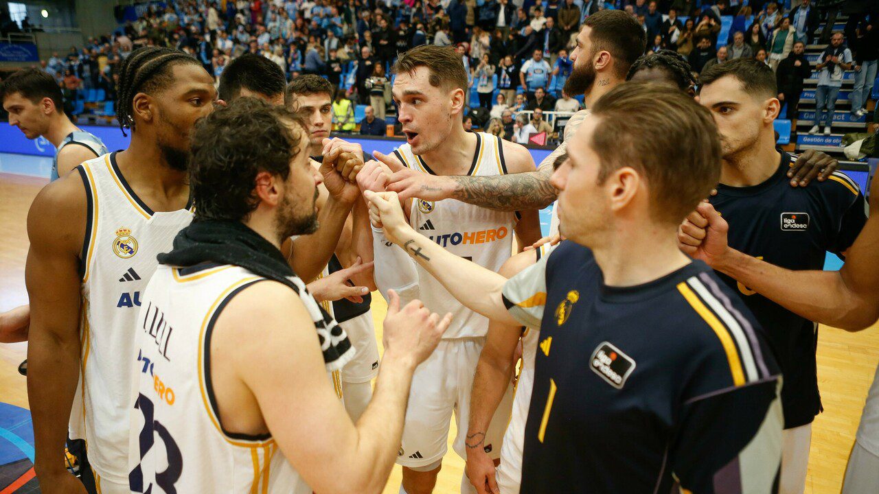 El Real Madrid logra salir indemne de Lugo, 73-80
