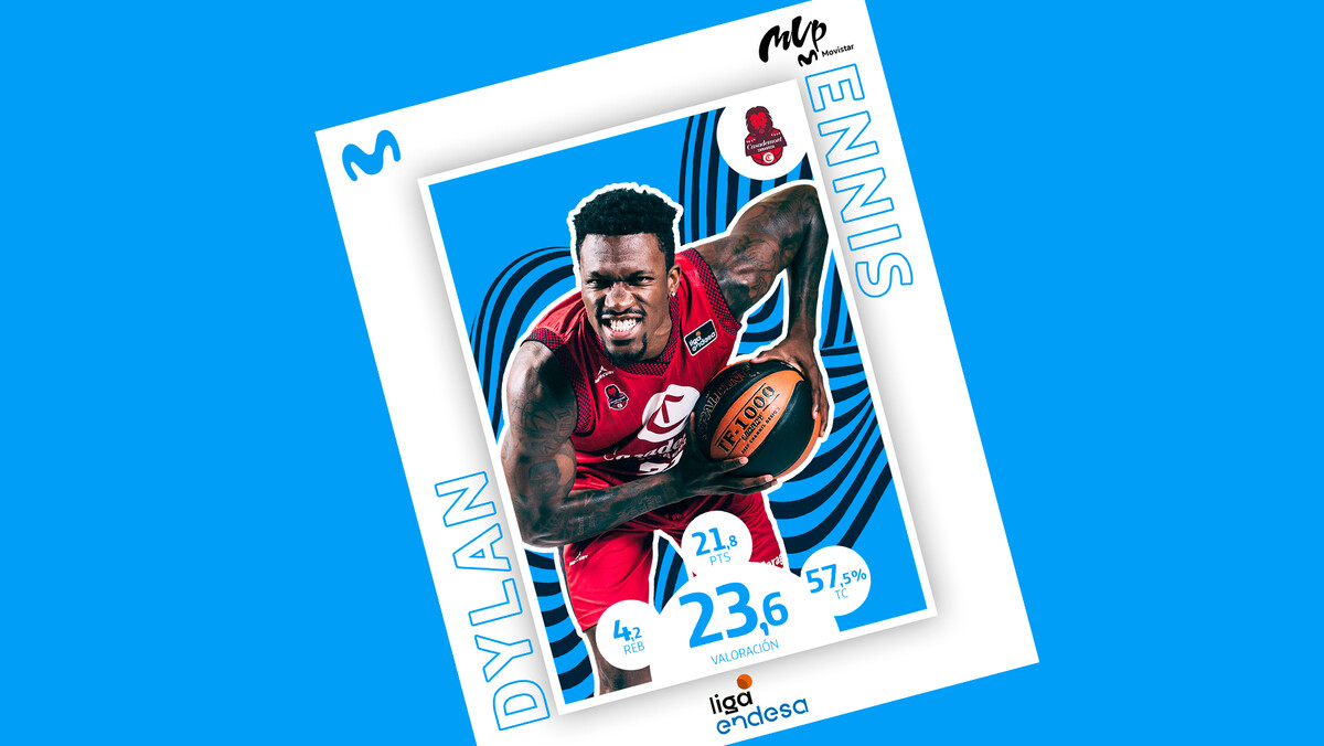 Dylan Ennis, MVP Movistar de diciembre