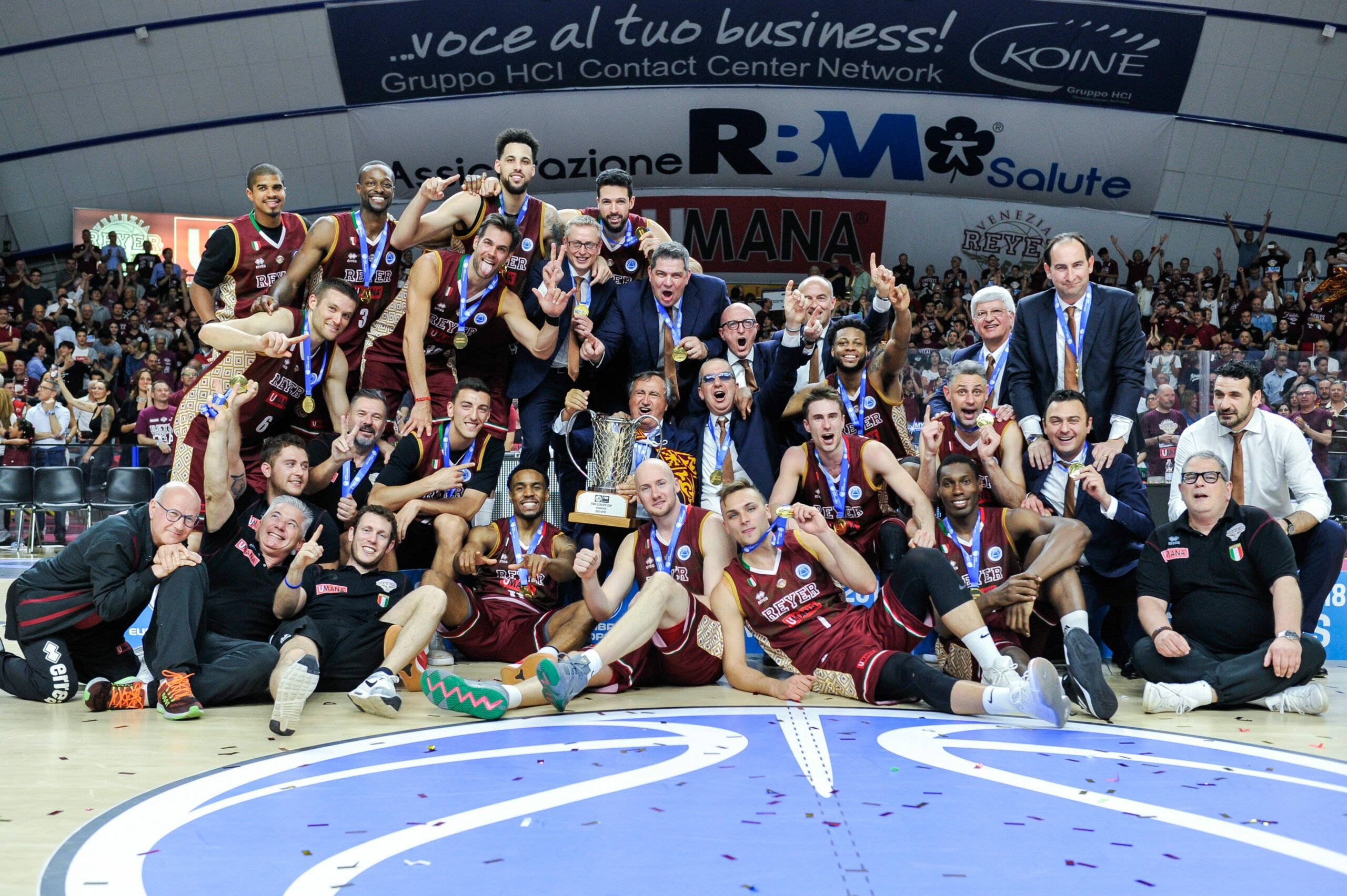 Reyer Venezia conquista la FIBA ​​Cup Europe después de derrotar a Sidigas Avellino