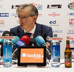 Moncho Fernández: “Ante Dominion Bilbao Basket tenemos que mejorar en las pérdidas y en el rebote”