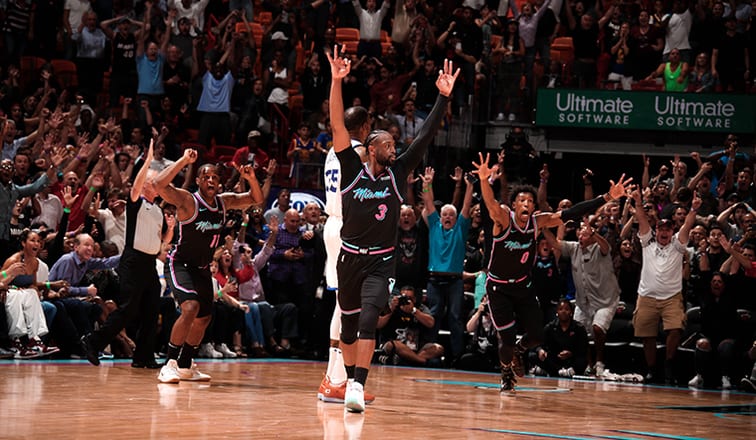 Wade ejecuta a los Warriors, Celtics vuelve a perder, Spurs se recupera, y Doncic lidera