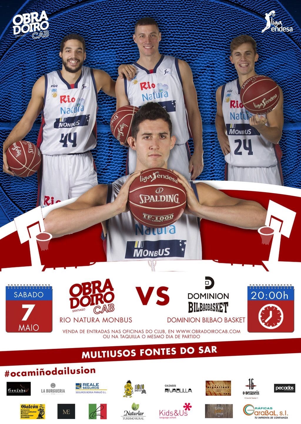 Guía del Río Natura Monbus Obradoiro vs Dominion Bilbao Basket