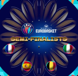 Semifinales definidas en el Eurobasket Femenino: España se medirá a Francia, Italia desafía a Bélgica