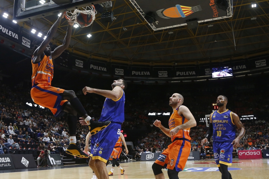 Derrota del Valencia Basket en la prórroga ante Herbalife Gran Canaria (86-88)