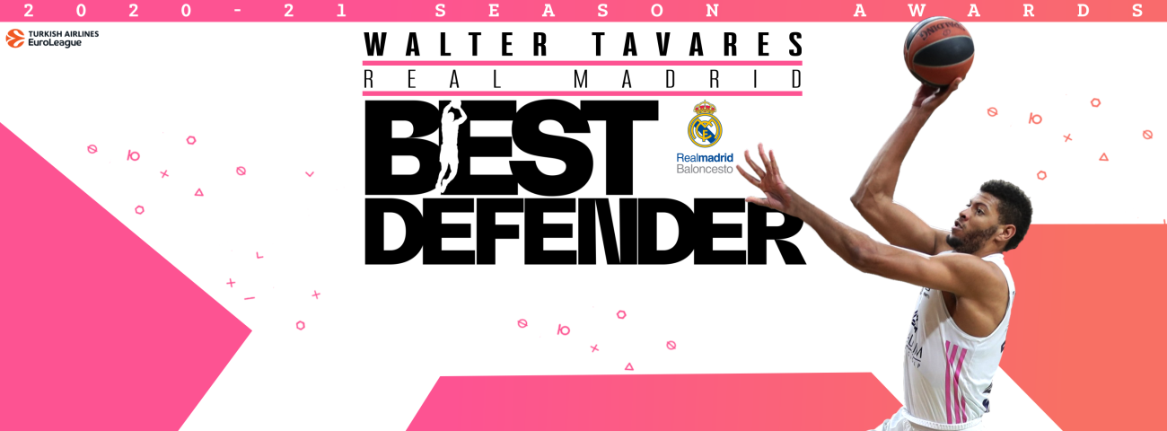 Walter Tavares, mejor defensor de la EuroLeague