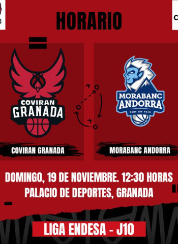 El Covirán Granada recibe en el Palacio al Morabanc Andorra