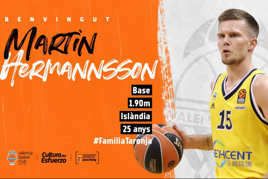 Valencia Basket alcanza un acuerdo con Martin Hermannsson para las dos próximas temporadas
