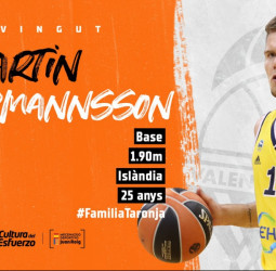 Valencia Basket alcanza un acuerdo con Martin Hermannsson para las dos próximas temporadas