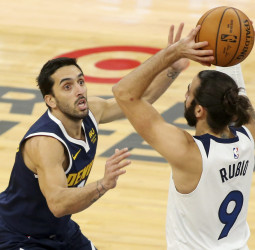 Primer "gran" partido de Campazzo en la NBA
