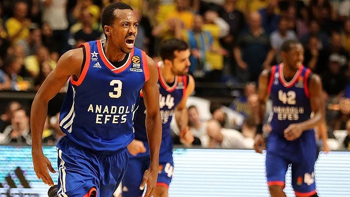 Errick McCollum, de Anadolu Efes, MVP de la jornada 7
