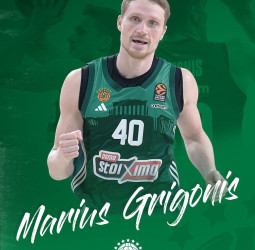 Marius Grigonis continuará vistiendo la camiseta del Panathinaikos