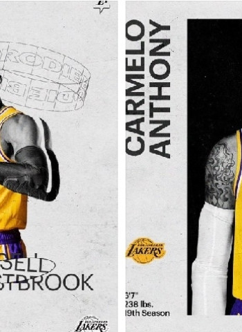 Los Lakers anuncian los fichajes de Carmelo Anthony y Russell Westbrook
