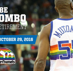 Los Denver Nuggets retiran el 55 de Dikembe Mutombo