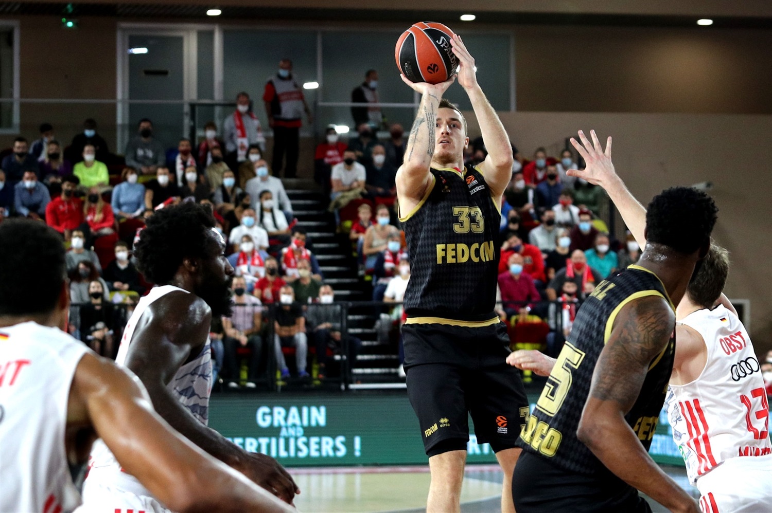 El Bayern Múnich se encuentra con un gran AS Mónaco (94-71)