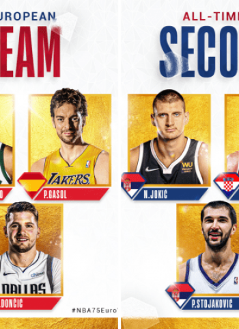 Parker, Doncic, Nowitzki, Antetokounmpo y Pau Gasol, el mejor quinteto europeo de la historia NBA