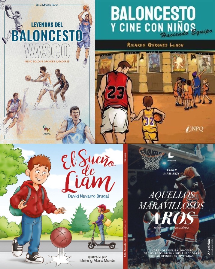 Libros de baloncesto para regalar en Navidad: NBA, ACB, jugadores vascos, cine y niños