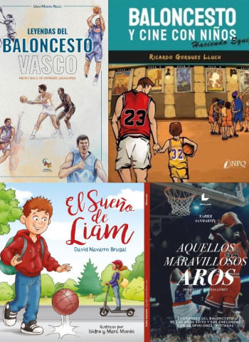 Libros de baloncesto para regalar en Navidad: NBA, ACB, jugadores vascos, cine y niños