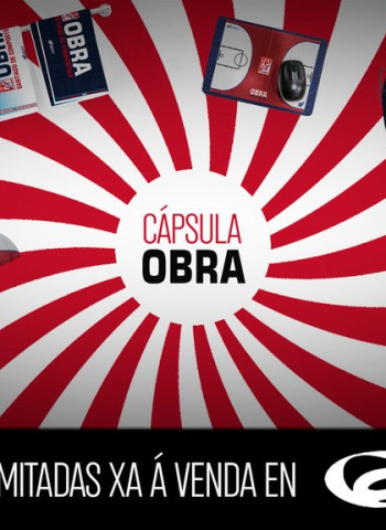 El Monbus Obradoiro lanza una colección cápsula de nuevos productos obradoiristas con unidades limitadas