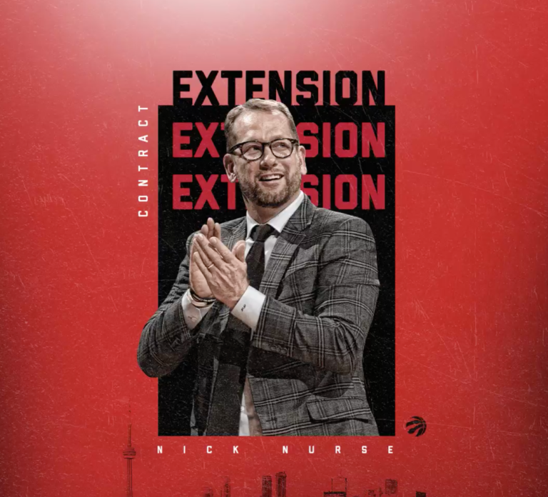 Los Raptors anuncian la renovación de su entrenador Nick Nurse