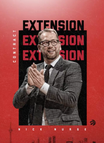 Los Raptors anuncian la renovación de su entrenador Nick Nurse