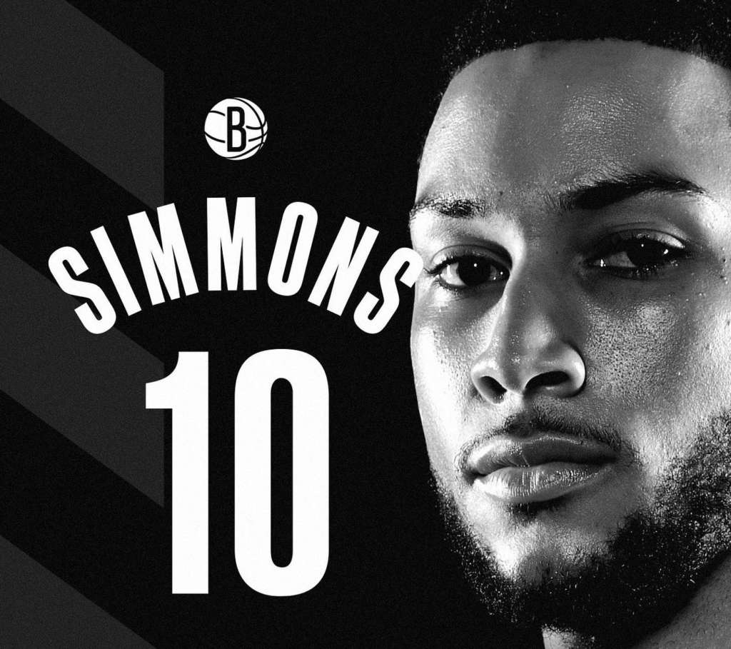 Ben Simmons jugará con el "10" con los Brooklyn Nets