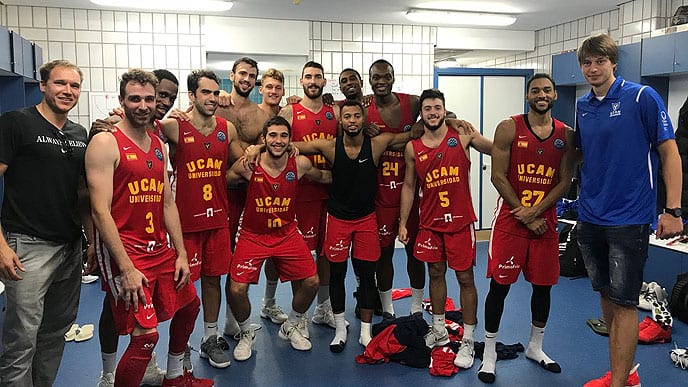 Victoria ajustada del UCAM Murcia ante el Hapoel Holon (78-76)