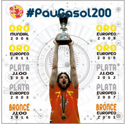 Pau Gasol alcanza ante Montenegro su internacionalidad 200