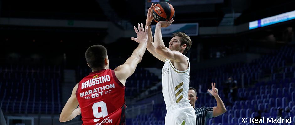 Exhibición del Real Madrid en su vuelta al WiZink Center (102-83)