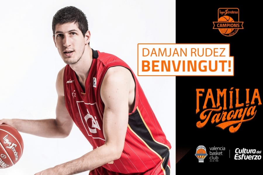 Valencia Basket llega a un acuerdo con el ala-pívot croata Damjan Rudez