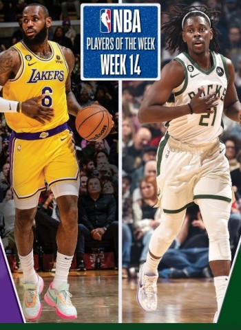 Jrue Holiday y LeBron James, jugadores de la semana NBA