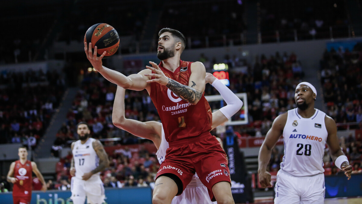 El Zaragoza se estrena a lo grande venciendo al Real Madrid (94-89)