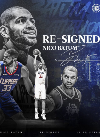 Los Angeles Clippers anuncian la renovación de Nicolas Batum
