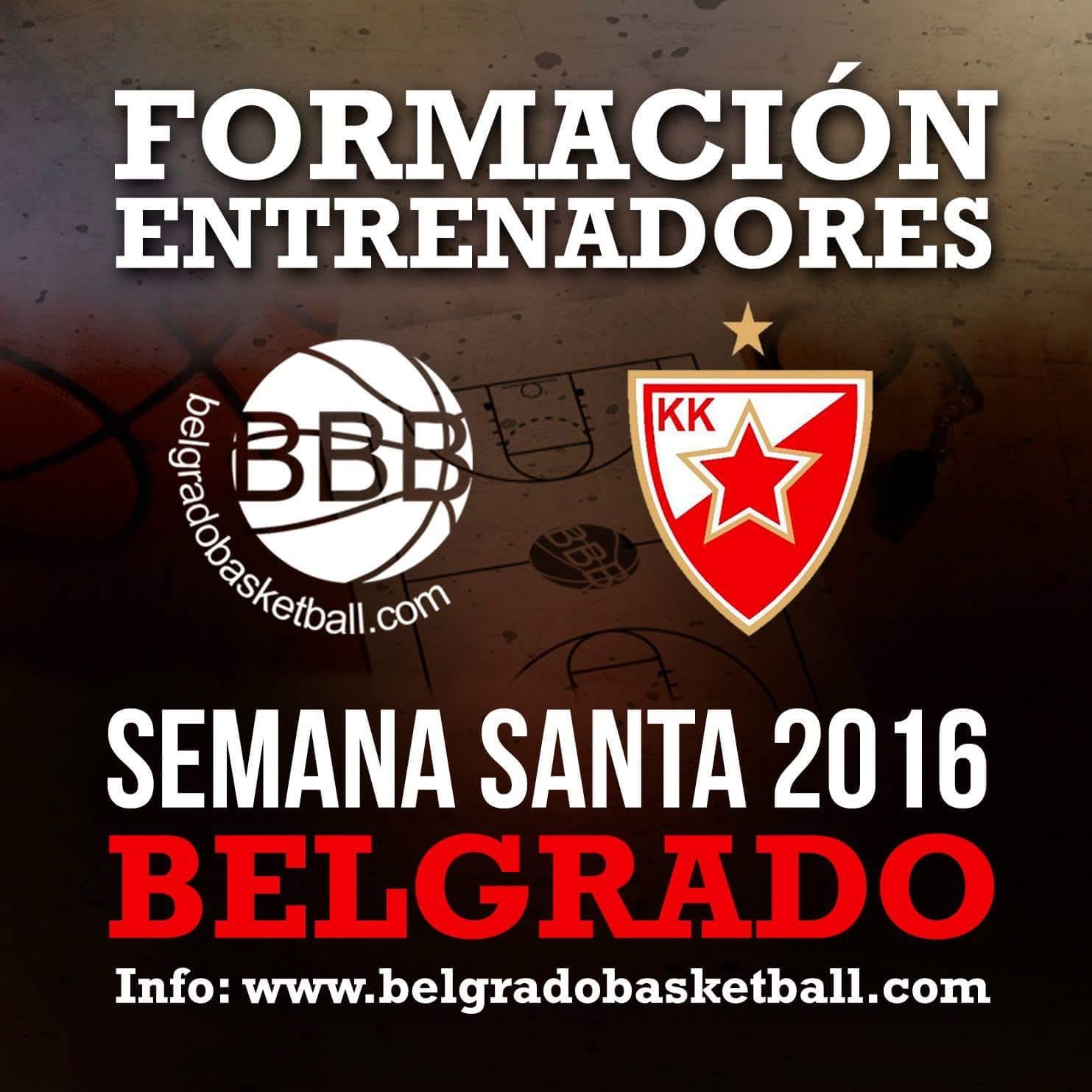 Formación para entrenadores en Semana Santa en la Academia del Estrella Roja de Belgrado