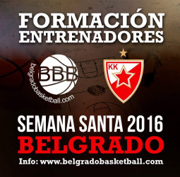 Formación para entrenadores en Semana Santa en la Academia del Estrella Roja de Belgrado