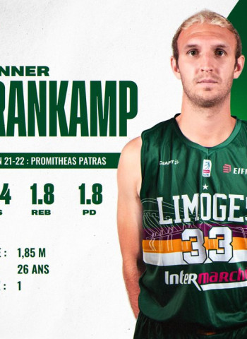 Conner Frankamp refuerza al Limoges para los playoffs