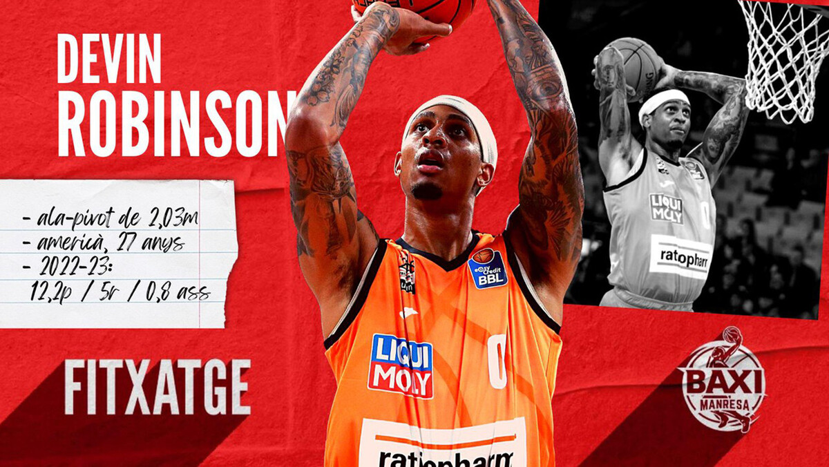Devin Robinson, versatilidad para BAXI Manresa