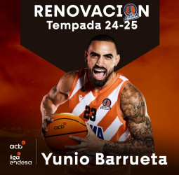 El Leyma Básquet Coruña anuncia la renovación de Yunio Barrueta
