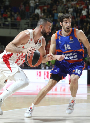 Valencia Basket busca en Belgrado su primera victoria ante el Estrella Roja en la Euroliga